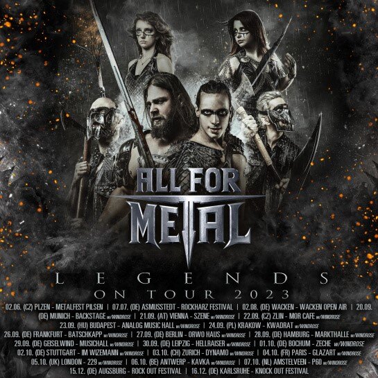 Metal Warriors All For Metal Unleash Epic "Goddess Of War" Music Video