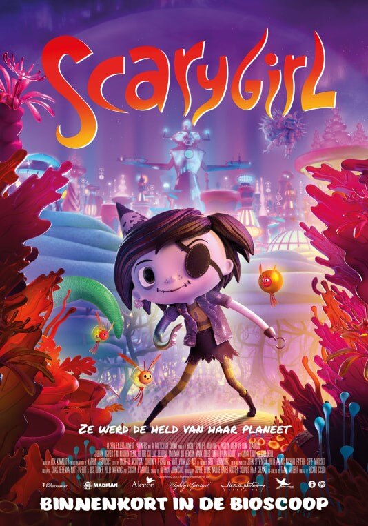 Spannende animatiefilm ‘Scarygirl’ op 25 oktober in de bioscoop