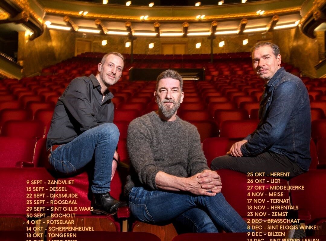 Première Song Circle van Kris Wauters, Klaas Delrue, Jan De Campenaere op 22 september 2023