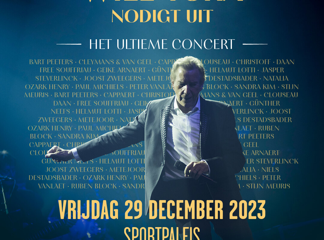 Stormloop op tickets huldeconcert  Will Tura in het Sportpaleis