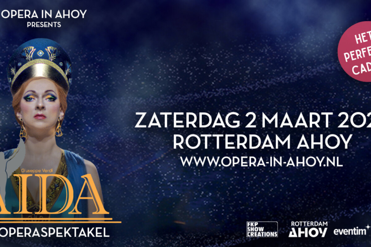 AIDA het operaspektakel strijkt in 2024 neer in Rotterdam