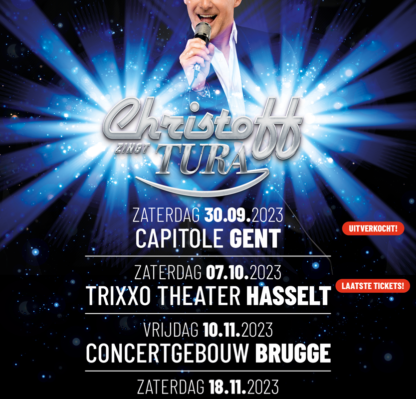 Concerttour ‘Christoff zingt Tura’ start in uitverkochte Capitole Gent