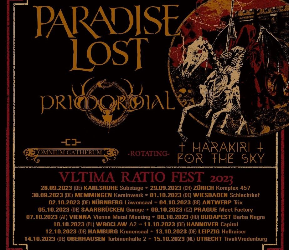 Omnium Gatherum Releases New Video for “Lovelorn” and Starts Ultima Ratio Fest Tour Through Europe