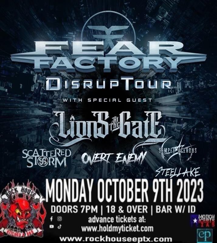Overt Enemy To Support FEAR FACTORY In October