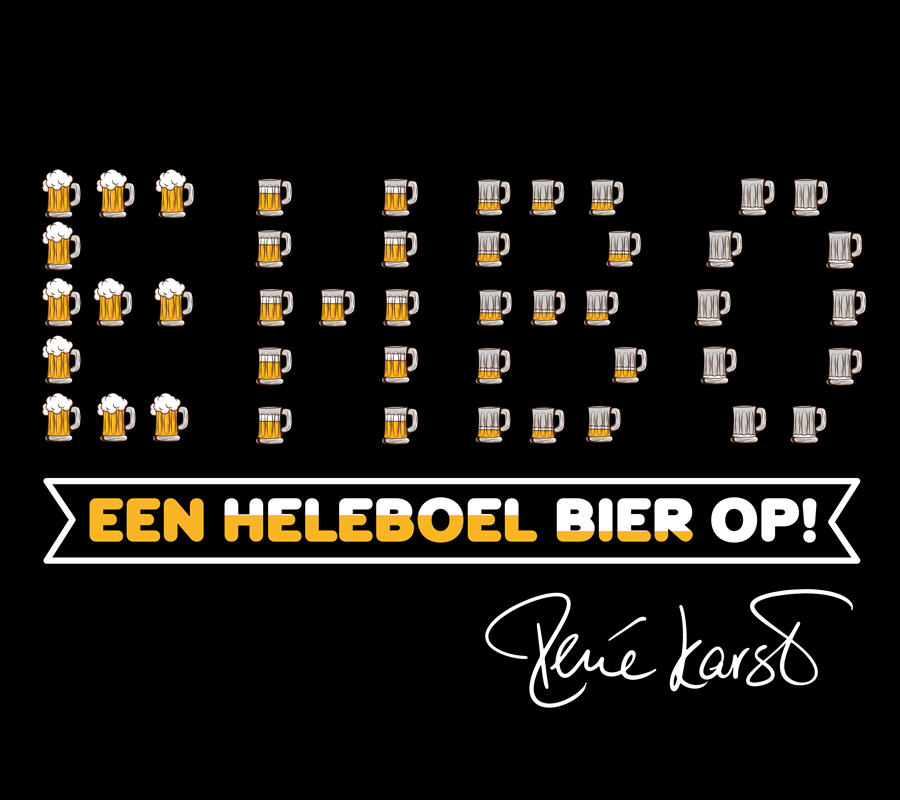 René Karst maakt van ‘I’m Into Folk’ de meezinger ‘EHBO’ (‘Een Heleboel Bier Op!’)