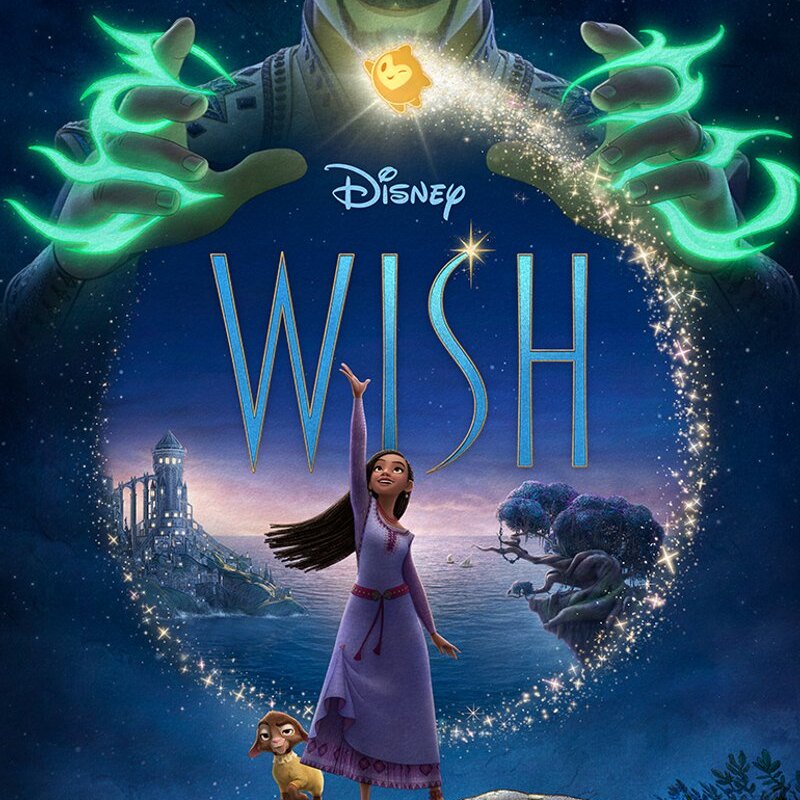 Ontdek de nieuwe trailer  en poster voor "Wish" van Walt Disney Animation Studios