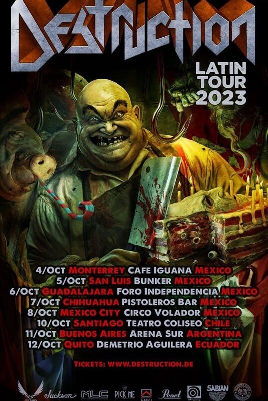 German Thrash Metal Pioneers Destruction  Kick Off their 40th Anniversary Tour Today!