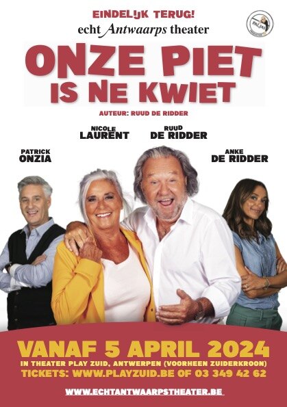 echt Antwaarps theater is terug met Onze Piet is ne kwiet