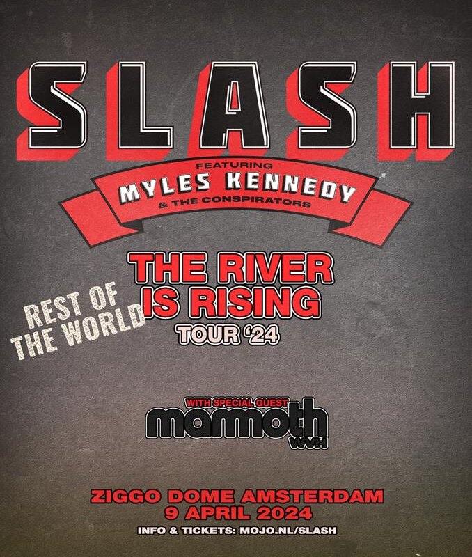 SLASH ft. Myles Kennedy & The Conspirators op 24 februari naar AFAS Live