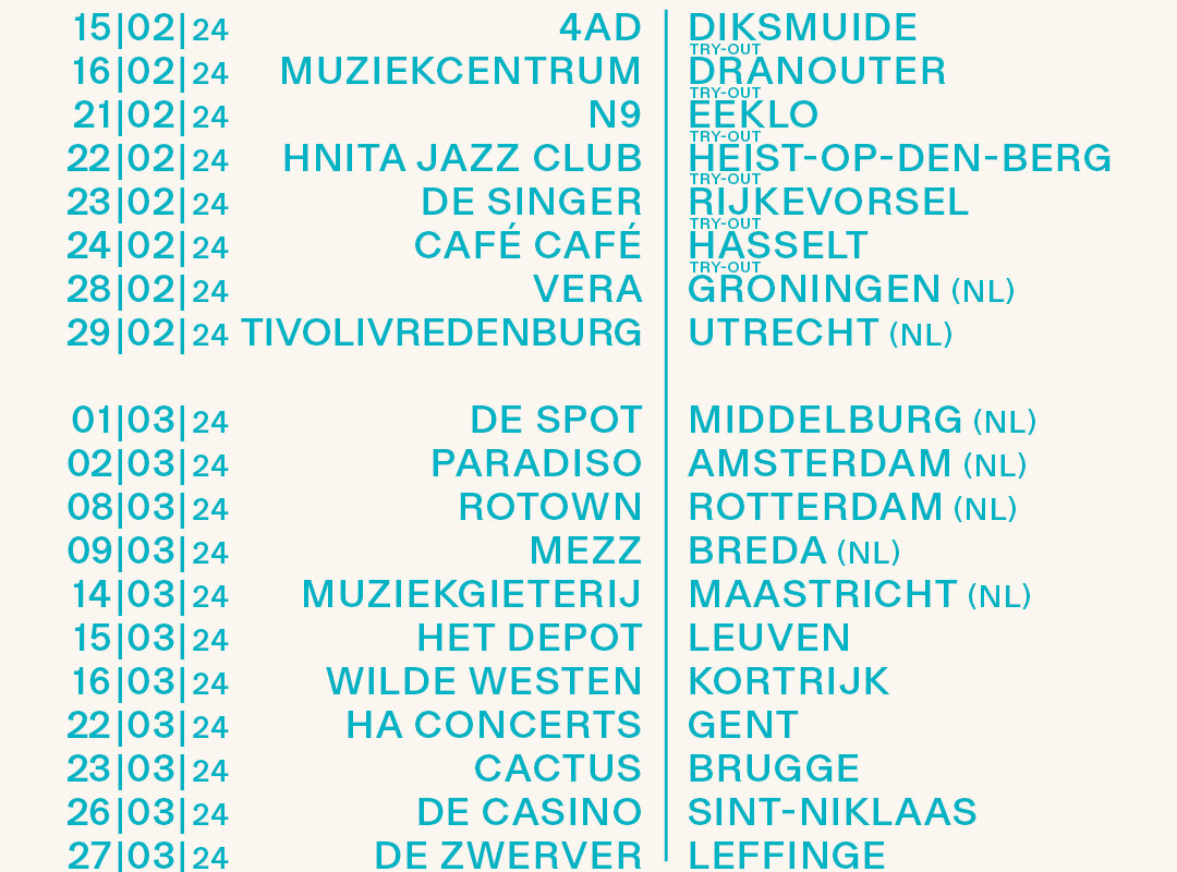 Het zesde metaal kondigt clubtour in België en Nederland aan