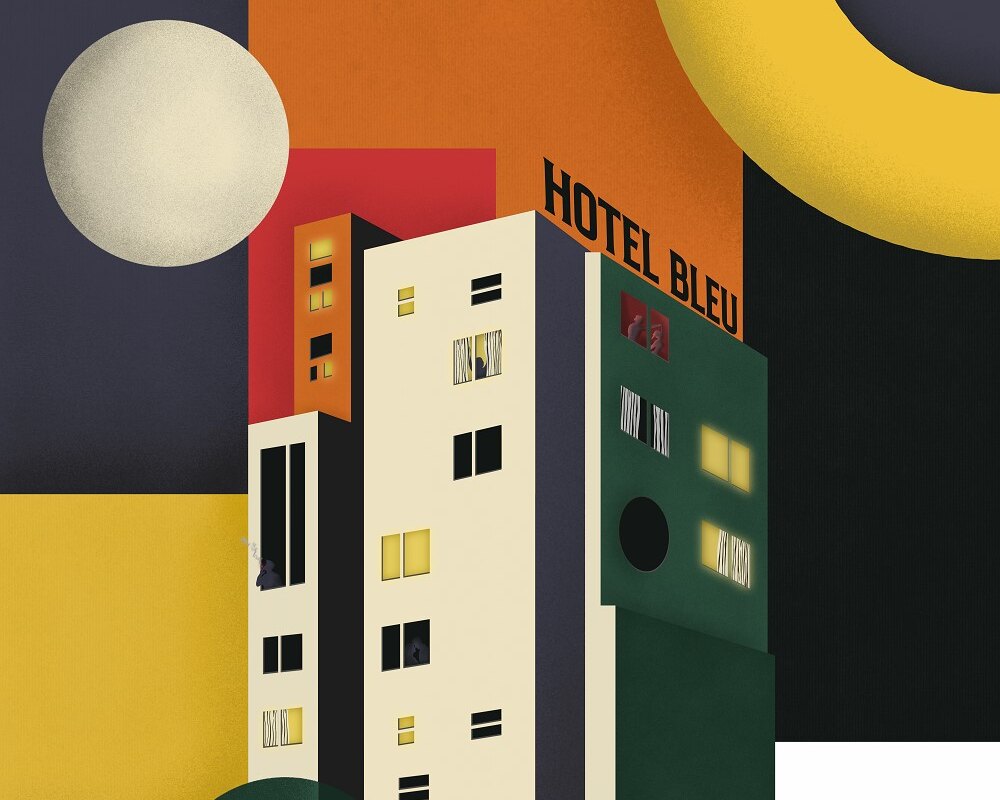 Broadside Releases New Single “Bleu” / New Album “Hotel Bleu” Out Nov 10th via SharpTone Records