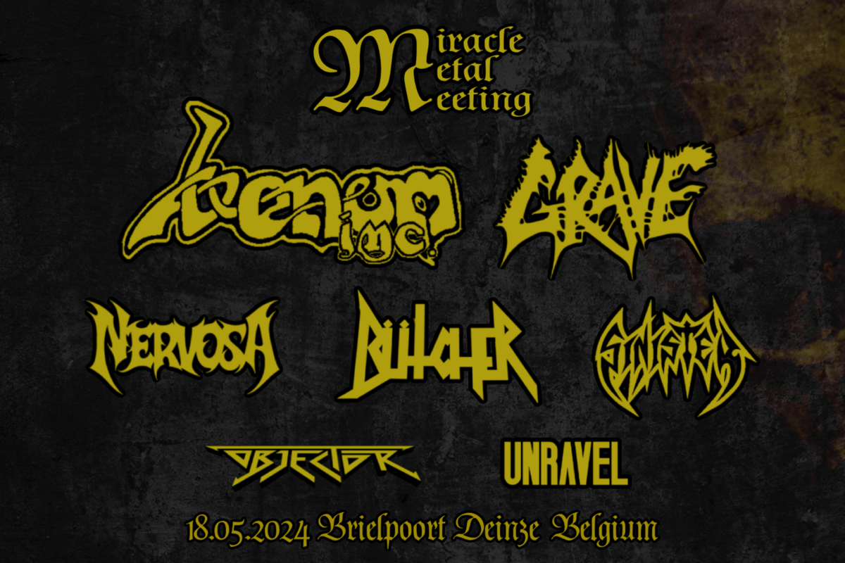 Miracle Metal Meeting haalt Venom Inc en Grave naar de Brielpoort