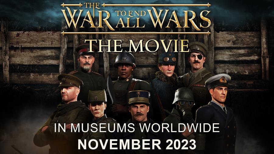Muzikale animatiefilm 'The War To End All Wars - The Movie' van Zweedse metalband Sabaton vanaf zaterdag 4-11 wereldwijd in 120 musea vertoond