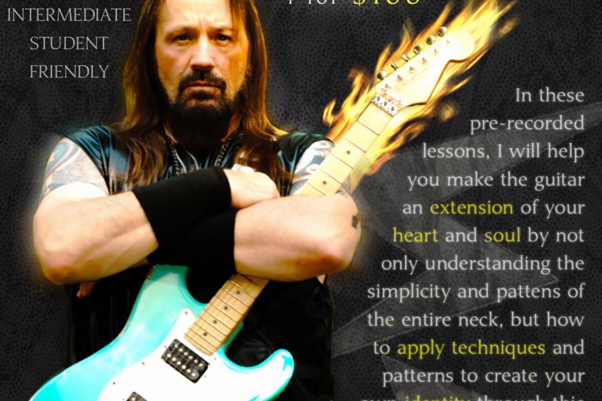 Lillian Axe founder and guitarist Steve Blaze is now offering guitar lessons under the banner, The Blaze Method