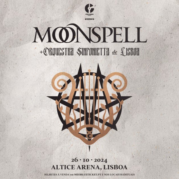 Moonspell announces their first-ever Arena Headline Show in Lisbon!