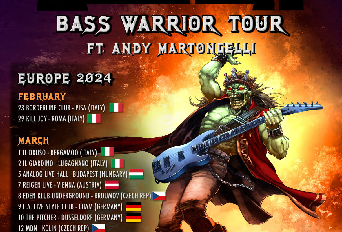 Grammy® Award-Winning Bassist David Ellefson Presents his Inaugural BASS WARRIOR TOUR!