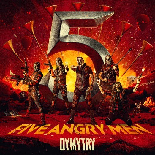 DYMYTRY announces brand new studio album, "Five Angry Men"! Music video for new single, "Everything Is Black", premiering now!