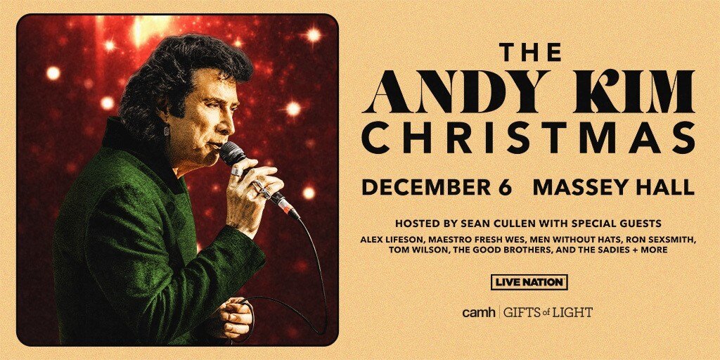 The Andy Kim Christmas Announces Special Performers For Toronto's Massey Hall December 6 