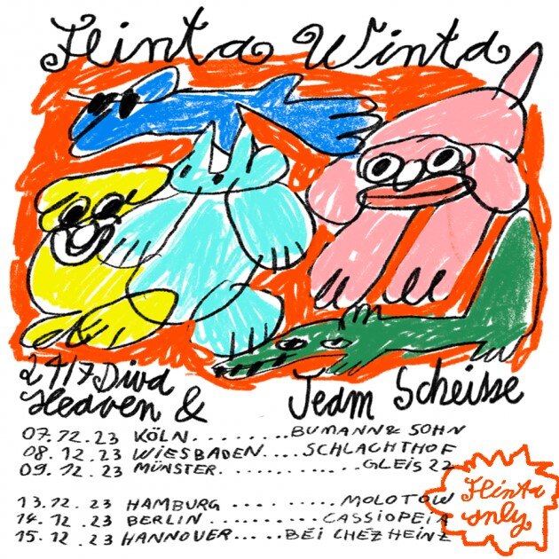 24/7 Diva Heaven and punk rock act Team Scheisse  have teamed up for a tour, that has never been done before. 