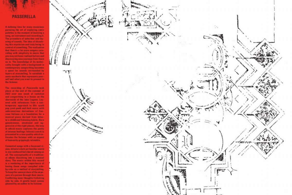 Haunting Italian minimal wave on ﻿PASSERELLA,﻿ ﻿the debut solo album by Basel-based artist INFESTA