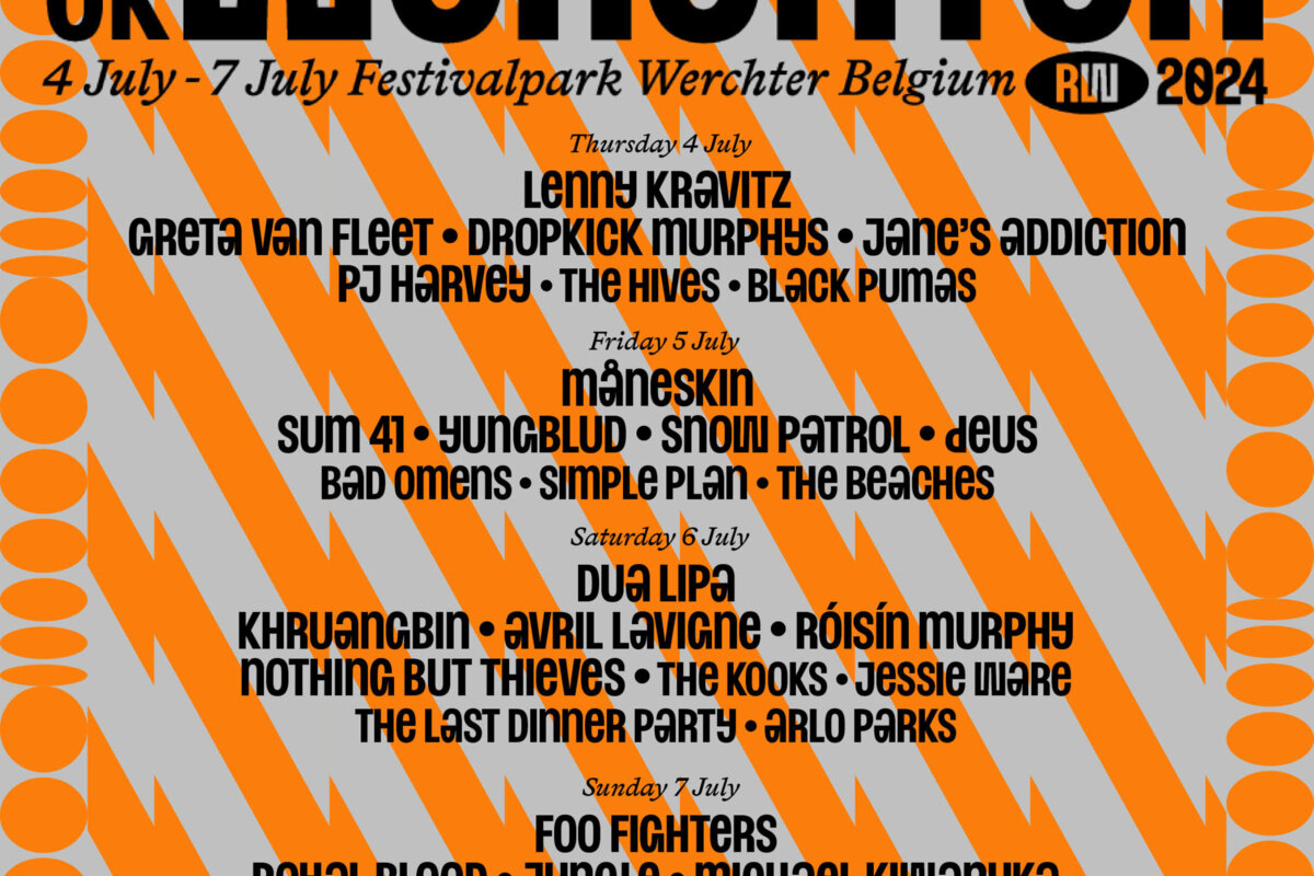 15 nieuwe namen voor Rock Werchter 2024