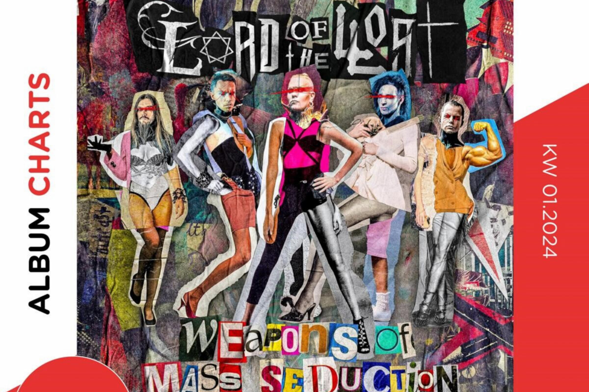 lord of the lost’s First Full Covers Album, "Weapons Of Mass Seduction", Hits #2 on the Official German Album Charts!