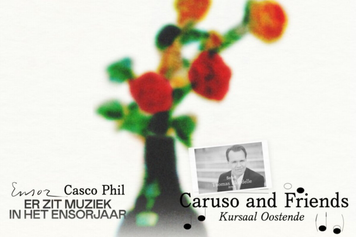 Casco Phil eert Enrico Caruso in Kursaal Oostende 