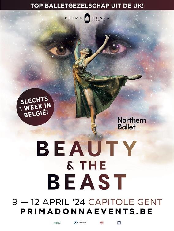 Gelauwerd familieballet ‘Beauty & The Beast’ deze paasvakantie exclusief in Capitole Gent! 