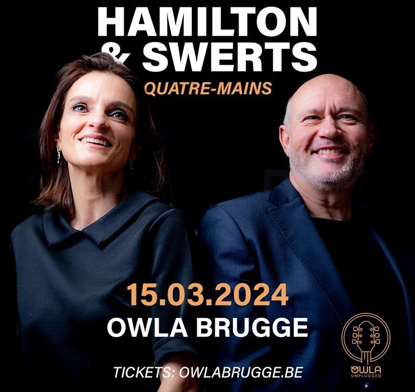 West-Vlaming Patrick Hamilton en Nel Swerts brengen uniek 'Quatre-Mains'-pianoconcert in Brugge
