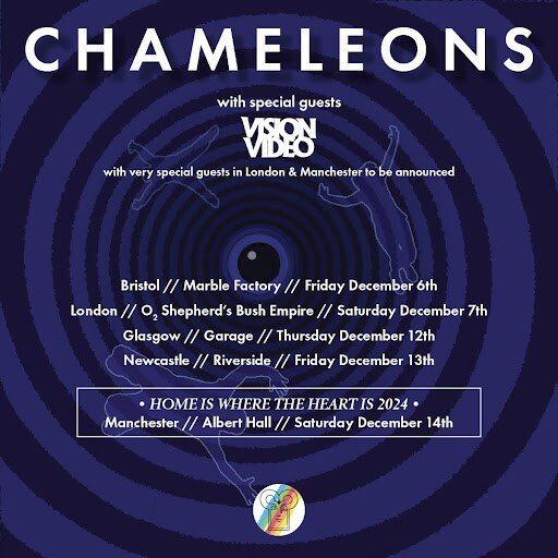 Cameleons Announce Winter 2024 Tour Dates || Their Only Headline Shows This Year