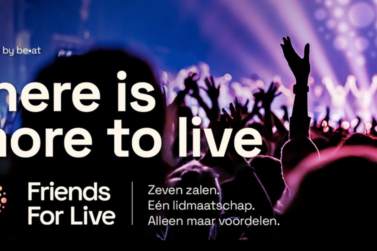 Friends For Live, de nieuwe community voor concert- en theaterliefhebbers, uit de startblokken