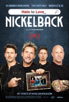 Nickelback To Feature in New Theatrical Documentary "Hate To Love: Nickelback"