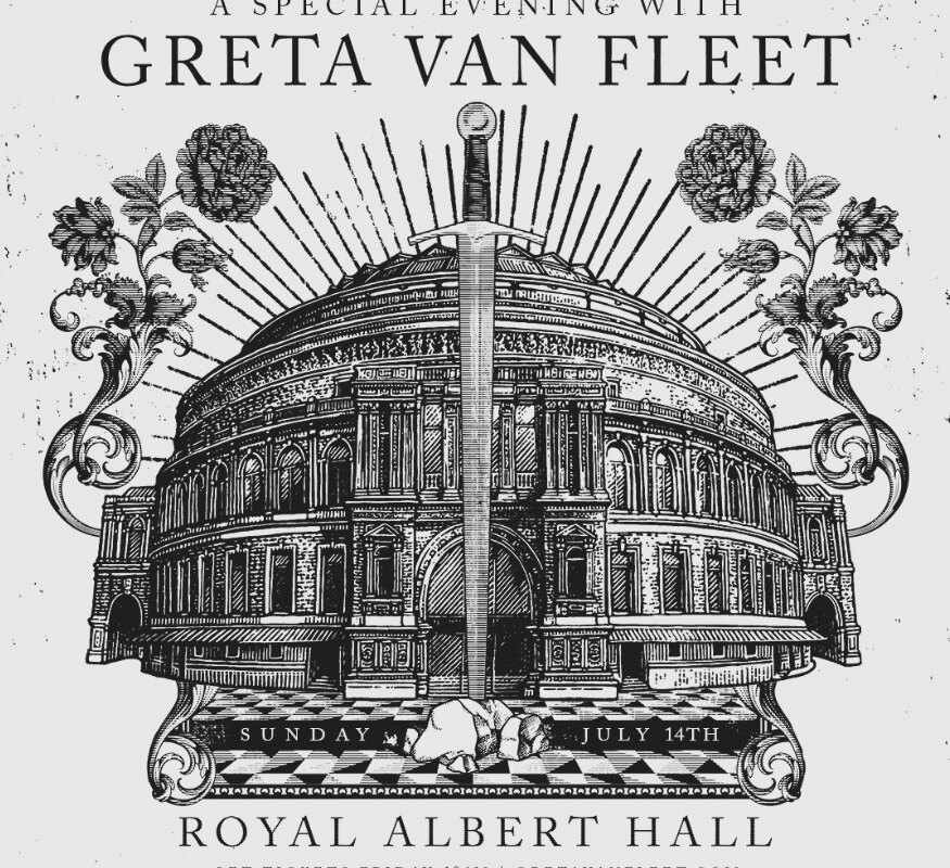 Greta Van Fleet announce Royal Albert Hall concert - July 14th