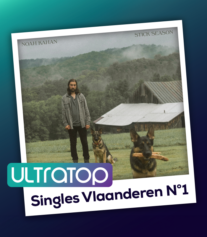 Noah Kahan houdt stand op #1 in de Ultratop single charts in Vlaanderen met 'Stick Season'