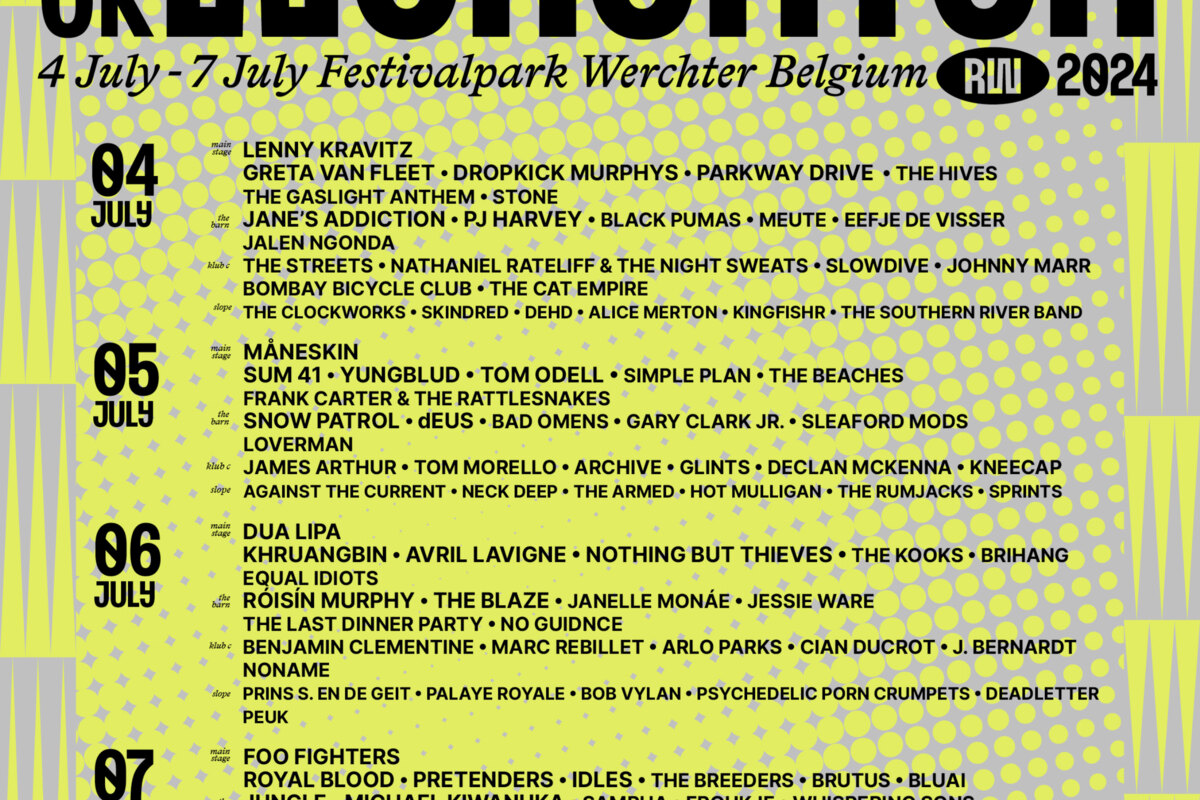 Rock Werchter: Ontdek de line-up van de Slope!