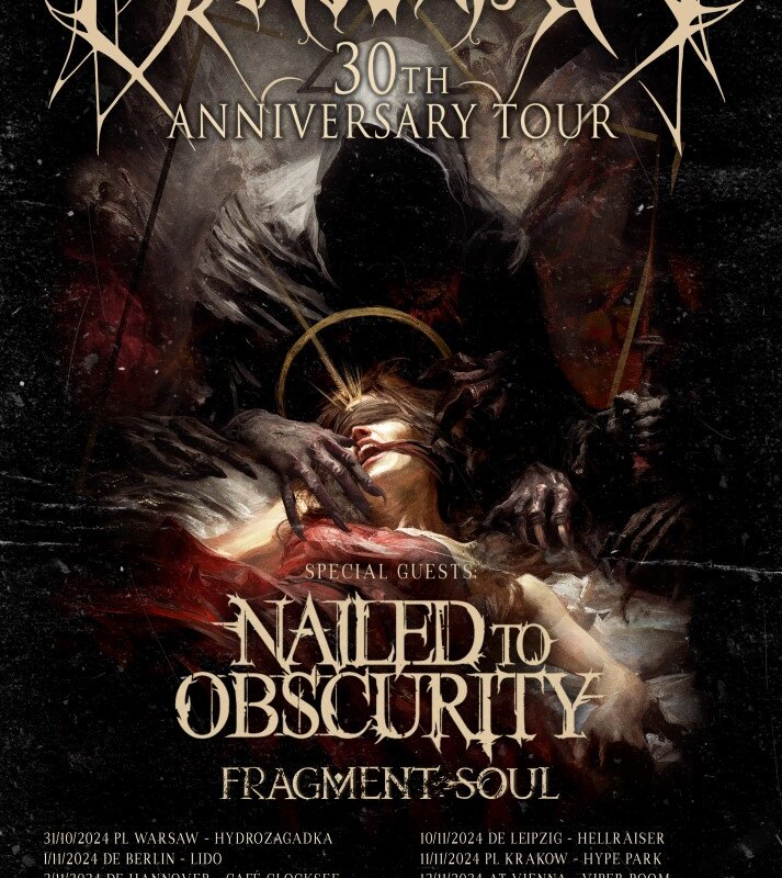 nailed to obscurity- Special Guest For DRACONIAN In Autumn 2024