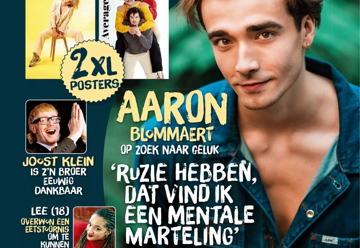 Speciaal voor JEZ! maakt legendarisch tienerblad comeback met Aaron Blommaert als coverboy