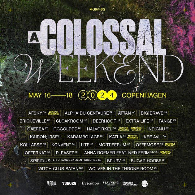 A Colossal Weekend completes the 2024 lineup and releases day schedules