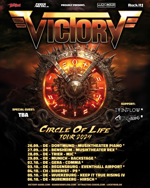 Heavy Metal Titans Victory  Announce "Circle Of Life" Tour 2024!