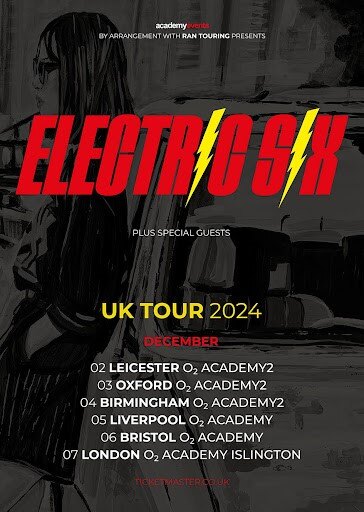 Electric Six Announce UK Academy Tour Dates For 2024