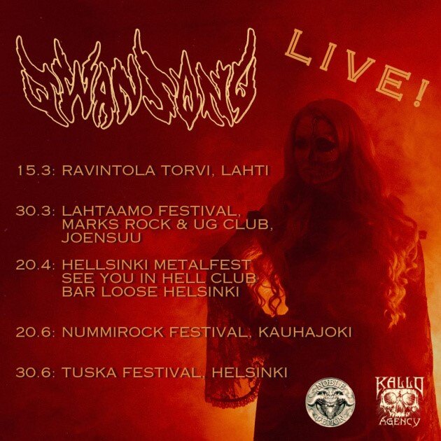 Swansong announce Finnish tour dates for latest album "Awakening"!