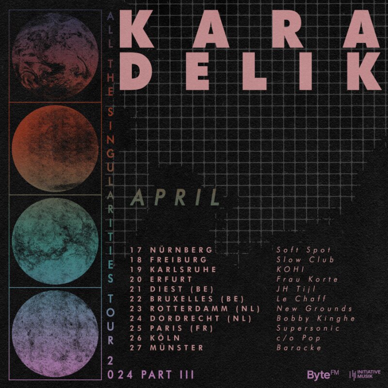 Kara Delik from Berlin (Punk, Kraut-Welle, Psych-Dub Vibe) on Tour in April!
