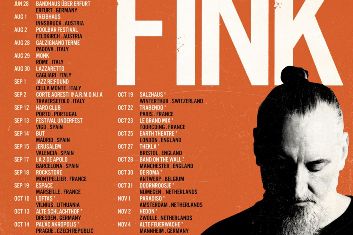 First UK live dates in seven years for FINK!