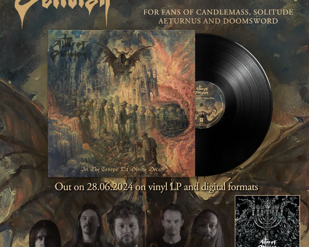 Altar Of Oblivion epic doom metallers release new video/single today