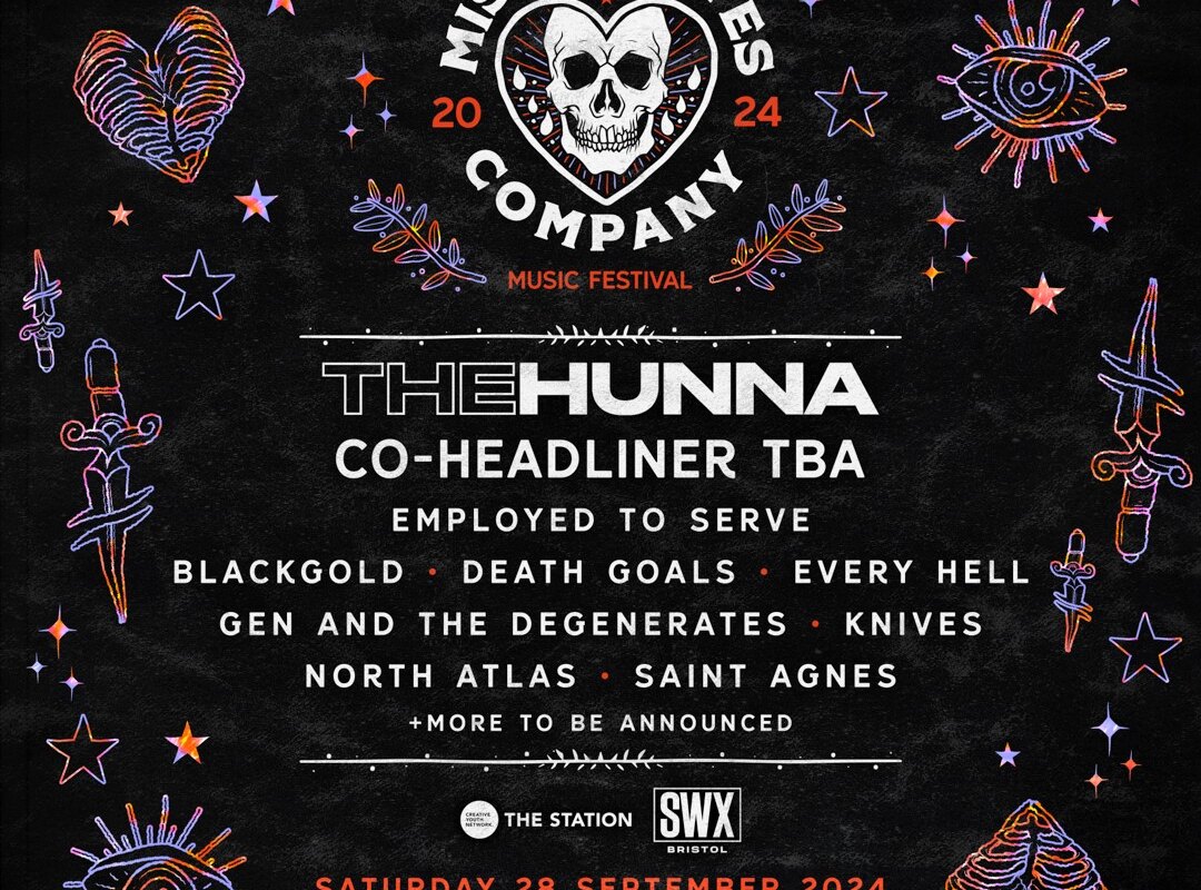 Misery Loves Company announces The Hunna  & more; 50% Female / n.b. line-up