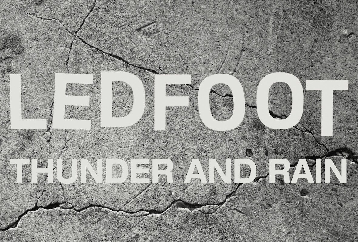 Ledfoot  - 'Thunder And Rain' : award winning artist covered by Bruce Springsteen releases second single from new album