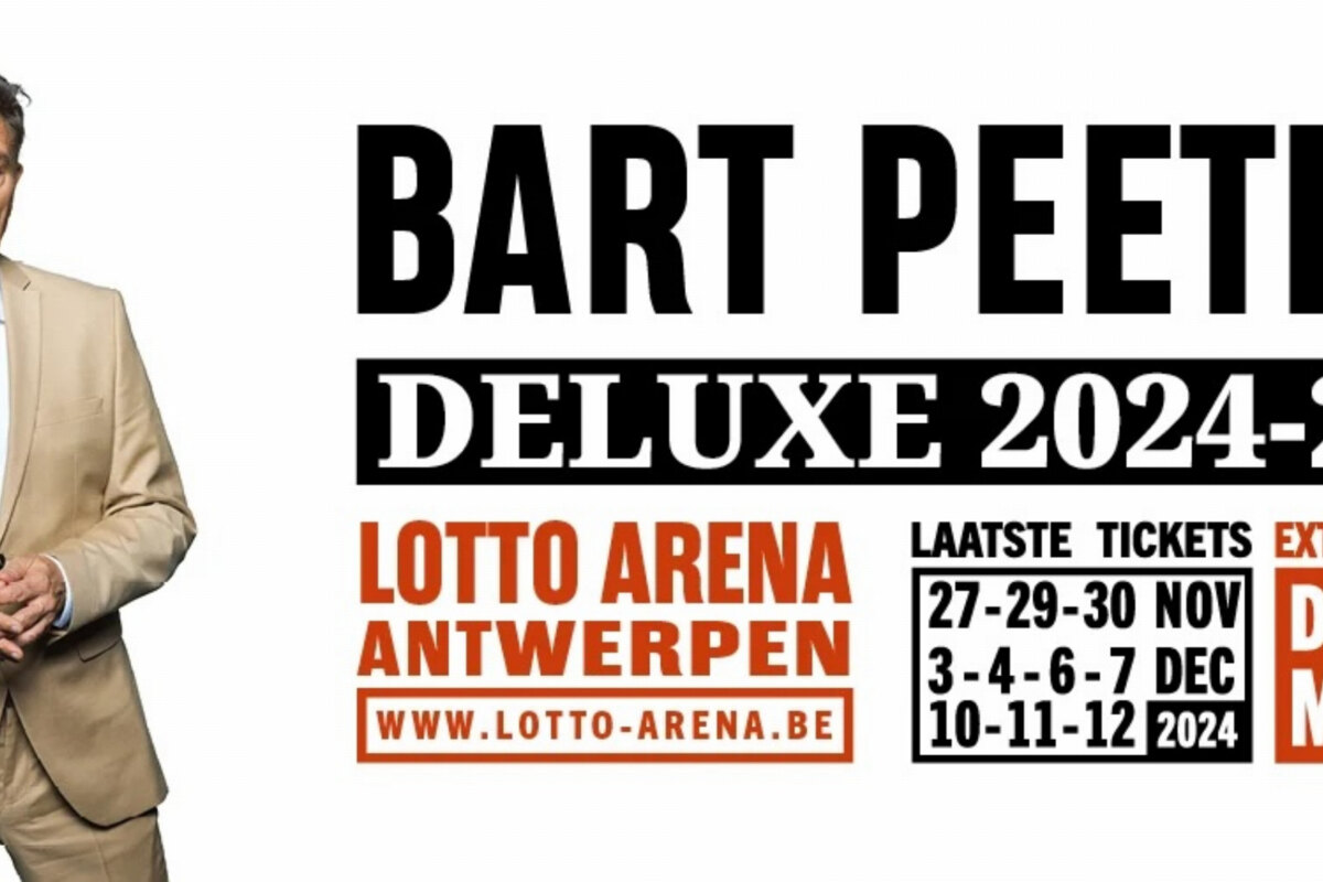Bart Peeters ook in mei 2025 in Lotto Arena!