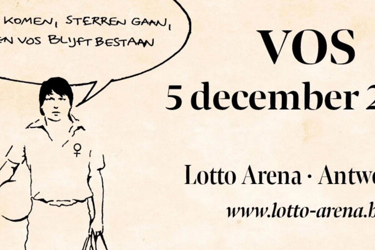 VOS in de Lotto Arena! Sterren komen, sterren gaan, alleen Vos blijft bestaan