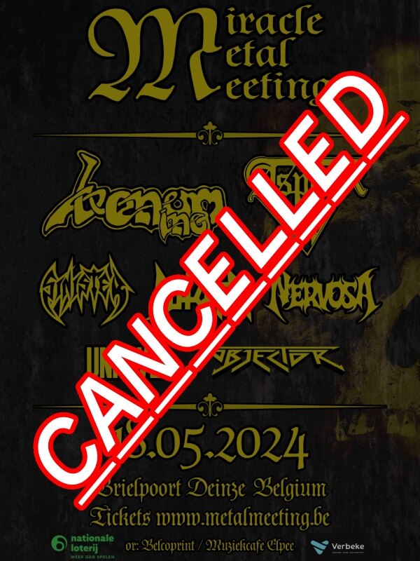 Miracle Metal Meeting 2024 gaat niet door