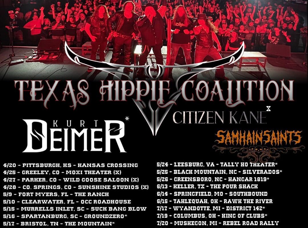 Kurt Deimer Announces New Tour Dates with Texas Hippie Coalition!